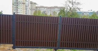 Купить распашные ворота из штакетника Искитим, цена от 2798 руб.